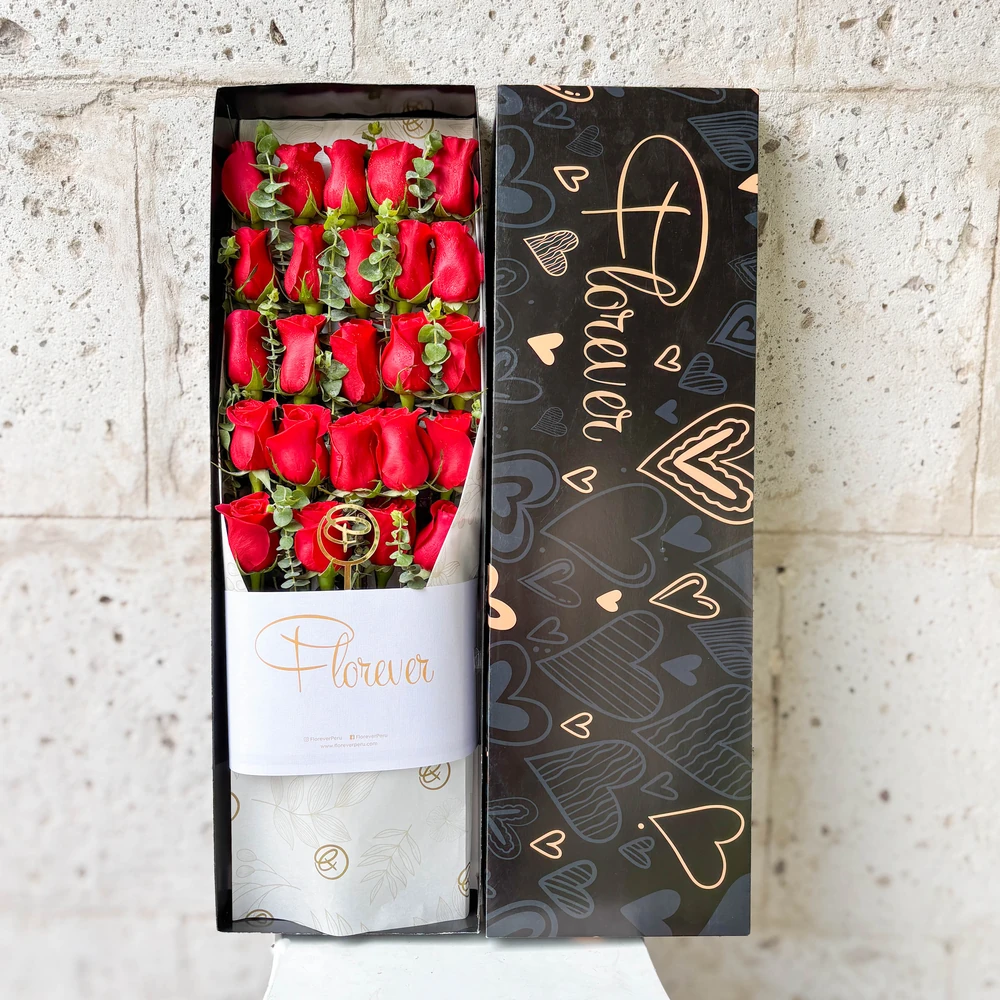 CAJA LARGA 24 ROSAS