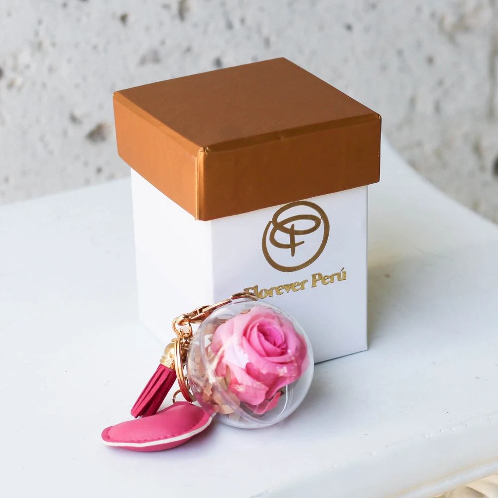 ENCHANTED ROSE ROSADA — preservada