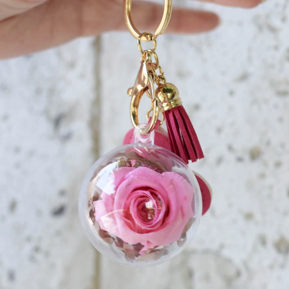 ENCHANTED ROSE ROSADA — preservada