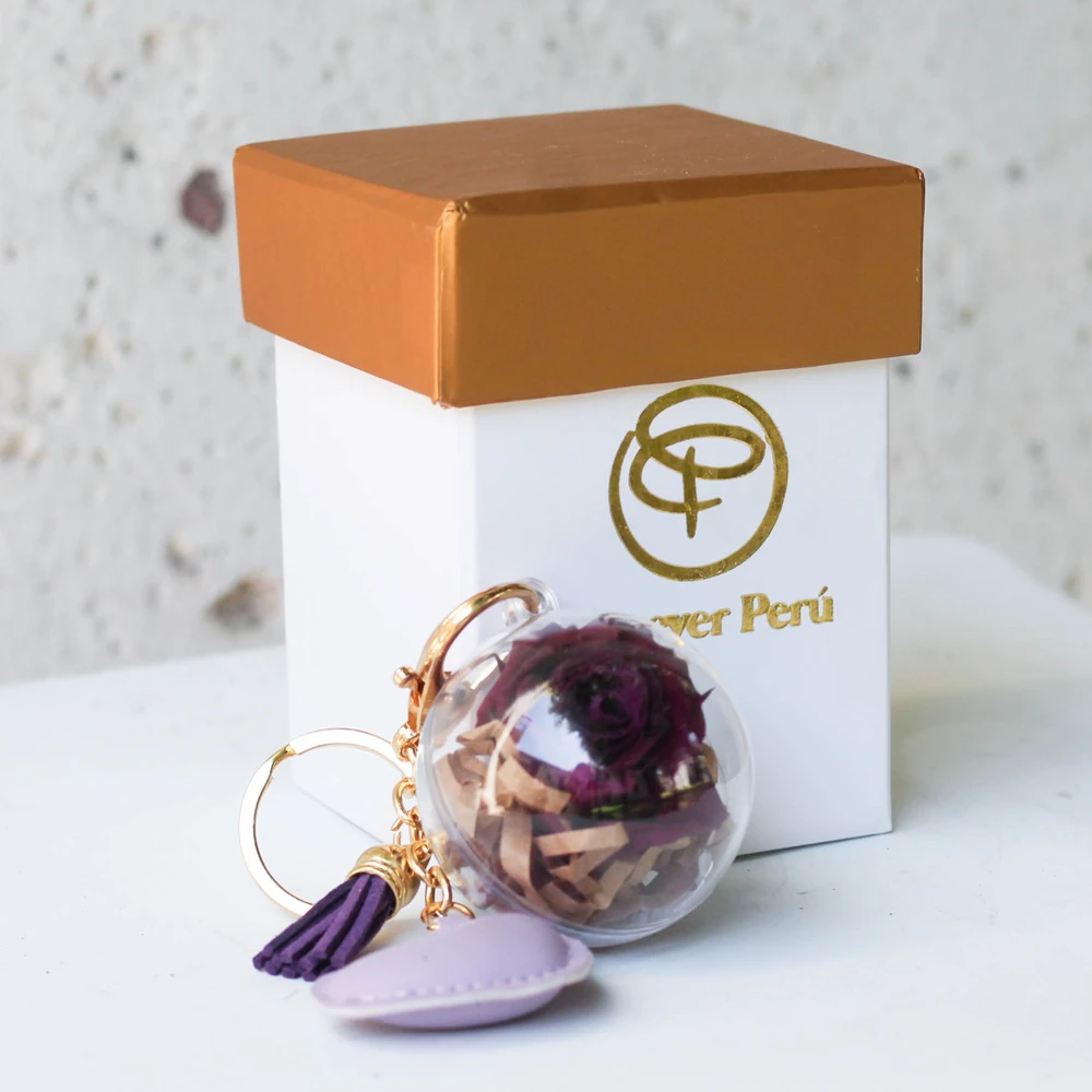 ENCHANTED ROSE MORADA — preservada