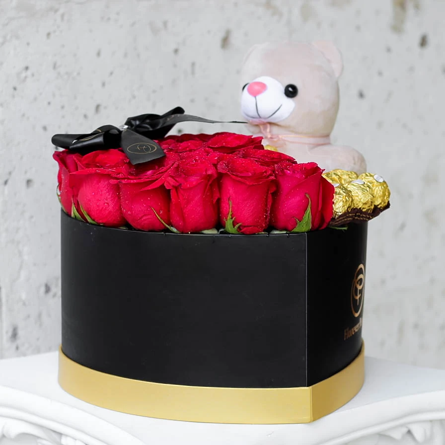 TEDDY LOVE BOX — rojas