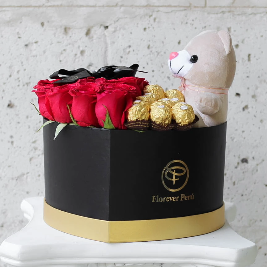 TEDDY LOVE BOX — rojas