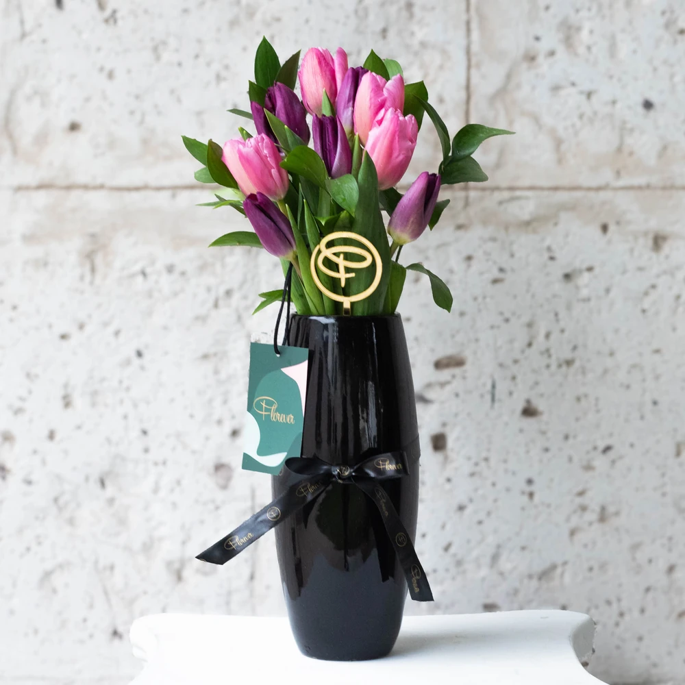 FLORERO 10 TULIPANES — tulipan