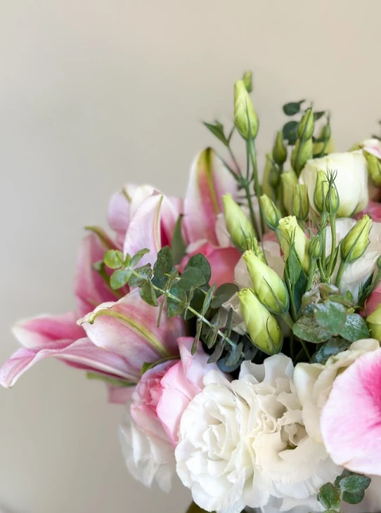 FLORERO FLEUR ROSÉ LUXE — rosas